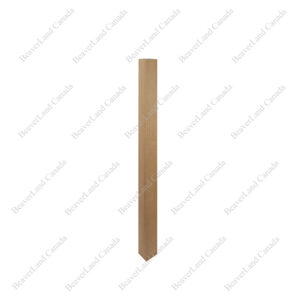 PPE101 3-1/2'' Pillar Plain Square Post Engineered Red Oak Available in 8ft, 10ft