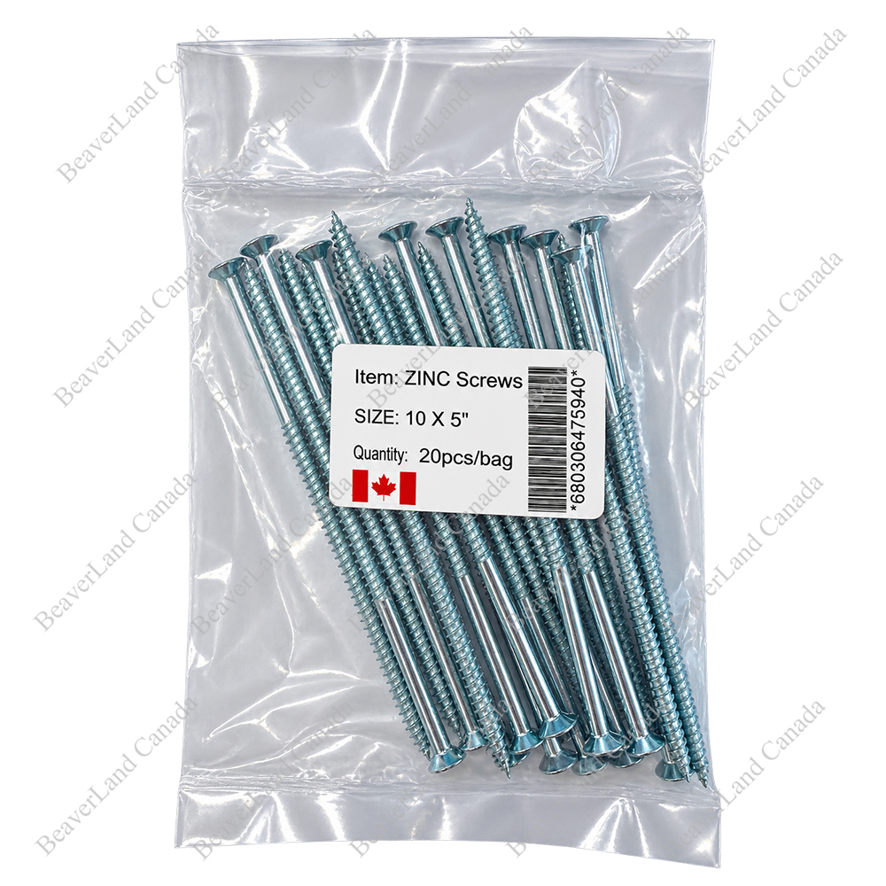 ACC102 #10 Construction Screw 5'' 20Pcs/Bag - Image 3
