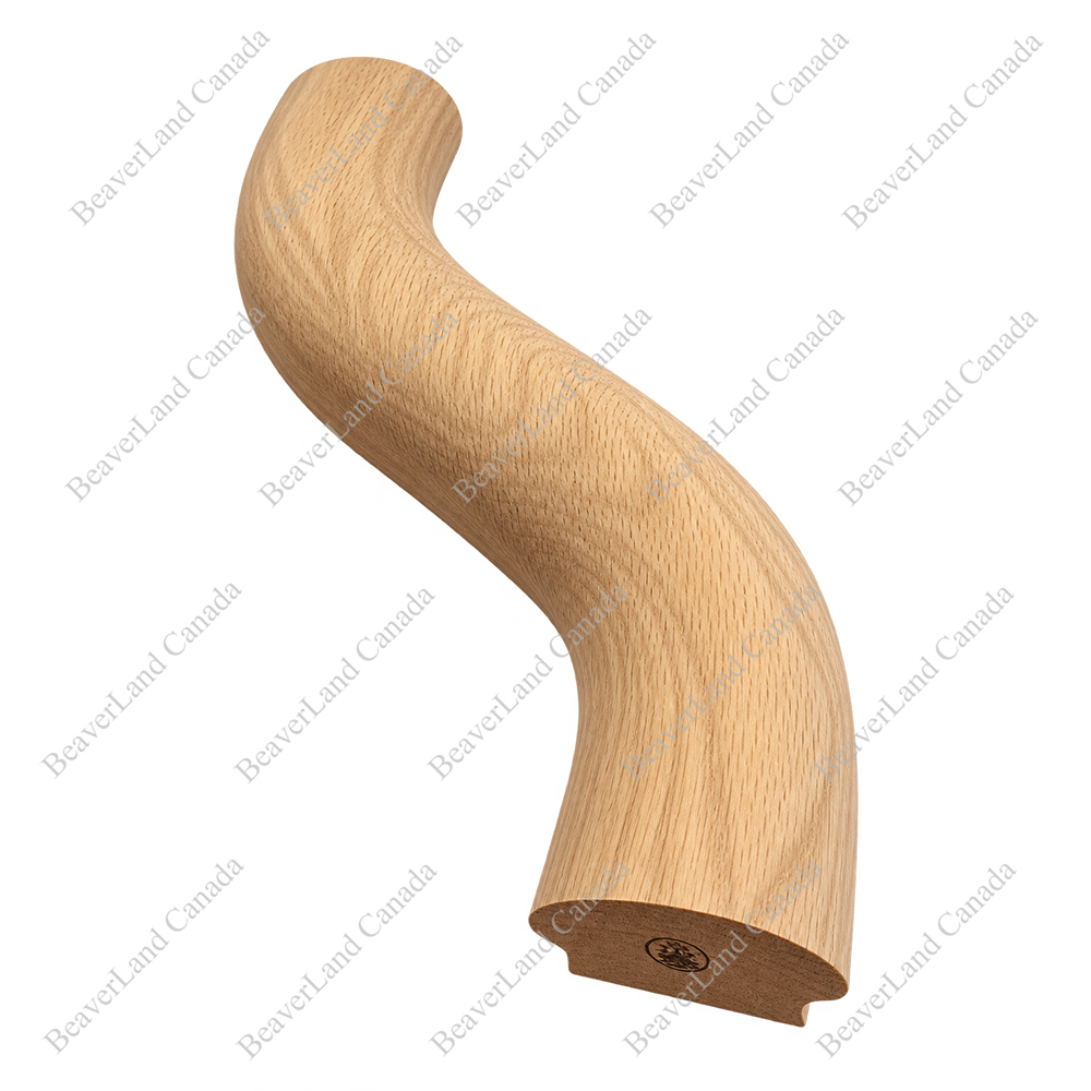 WHF122-HB-6LS S Shape 6'' Left Red Oak - Image 4
