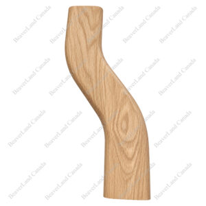 WHF122-HG-3LS S Shape 3'' Left Red Oak