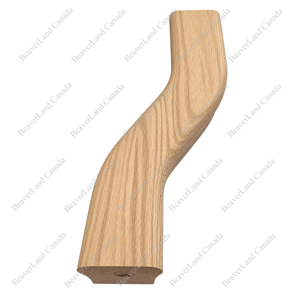 WHF122-HG-3RS S Shape 3'' Right Red Oak - Image 5