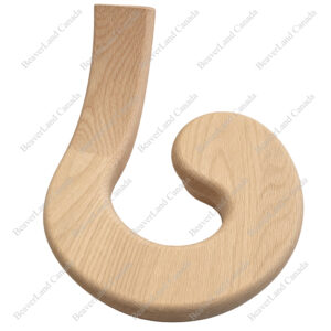 WHF135-HR-35 Volute Right Red Oak