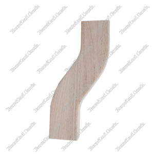 F103-HS2#3RS S Shape 3'' Right Red Oak
