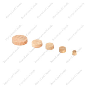 PLG101 Wooden Plugs Red Oak, Available in 3/8'', 1/2'', 5/8'', 3/4'', 1'', 1-1/2''