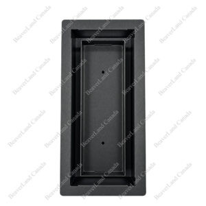 FM601-FFVB0410 Top Cap Flush Mount Fit 4''*10'' Metal Black