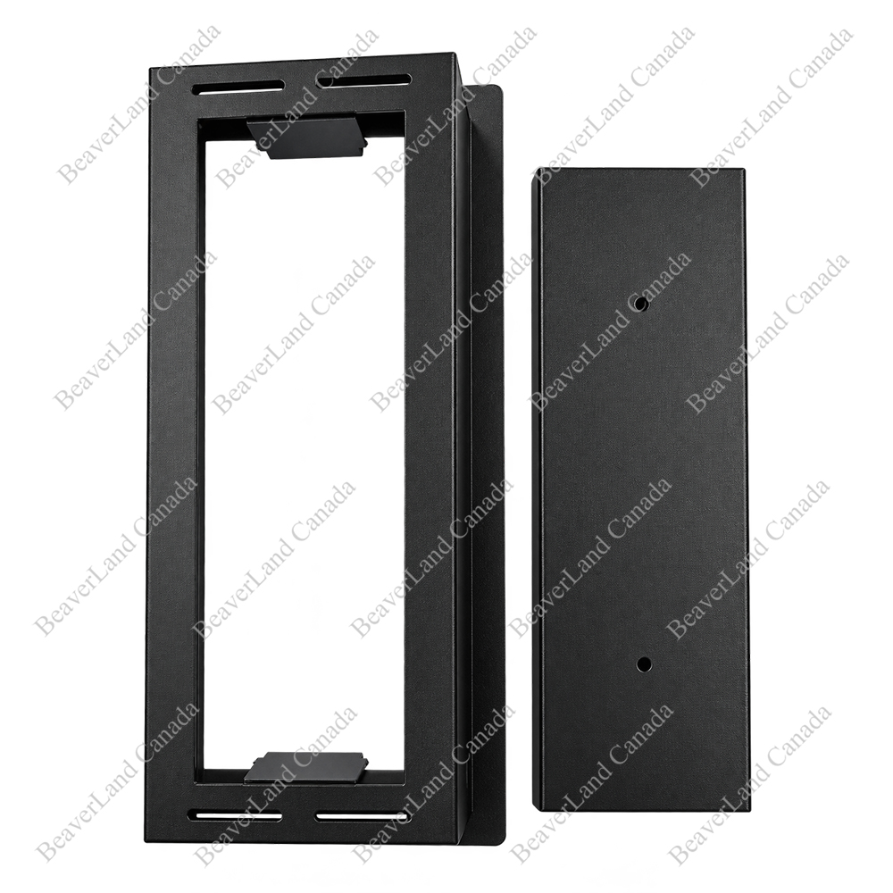 FM601-FFVB0410 Top Cap Flush Mount Fit 4''*10'' Metal Black - Image 4