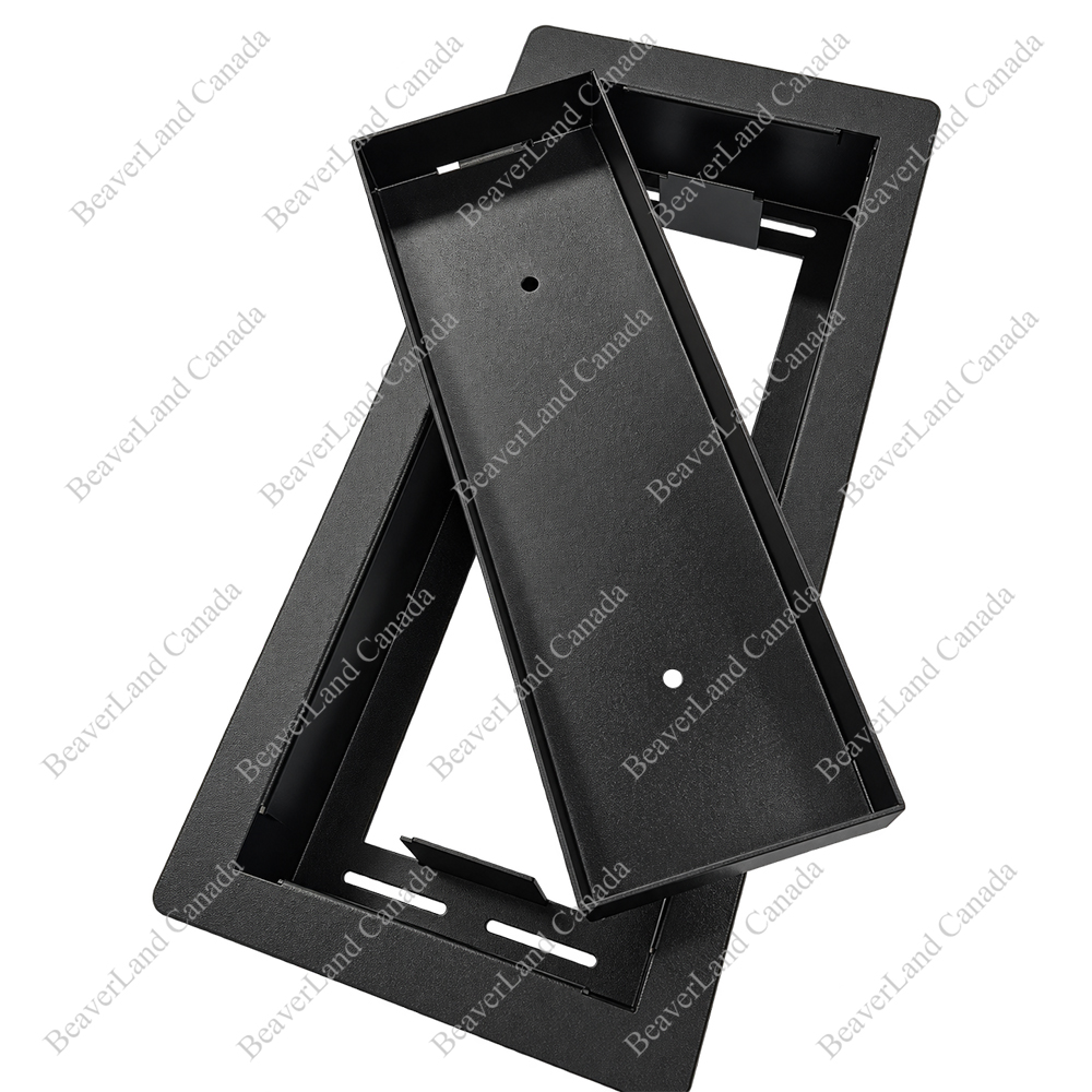 FM601-FFVB0410 Top Cap Flush Mount Fit 4''*10'' Metal Black - Image 3