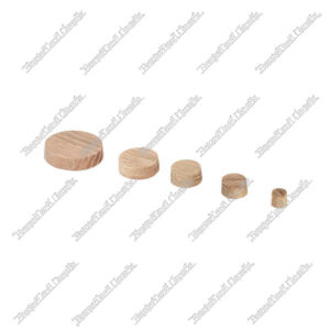 PLG301 Wooden Plugs White Oak, Available in 1/2‘’，5/8'', 1'', 1-1/2''