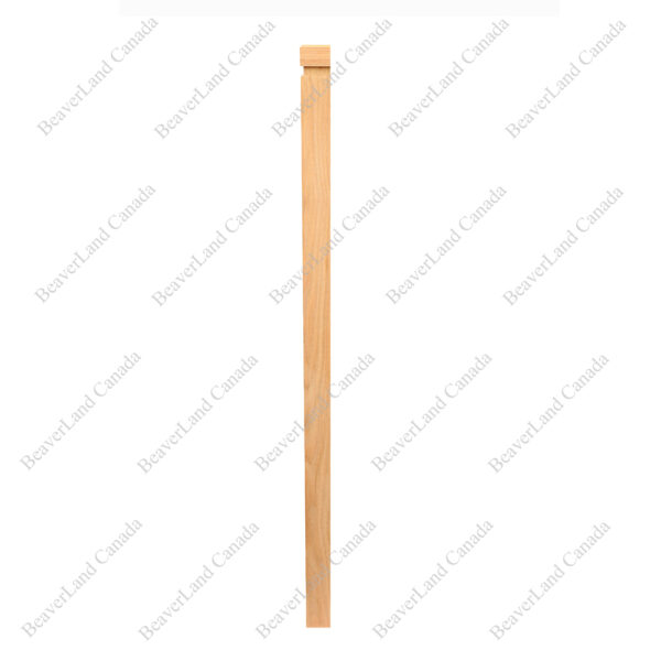 HPM101-1260 Plain 3 1/2”*48” Half Post Red Oak