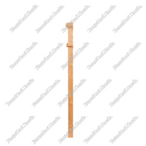 HPM103 F1268 Double Embosed 3 1/2”*48” Half Post Red Oak