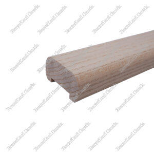 H101-HE Grooved (1-3/4'') Handrail 3'' (Width) * 1-5/8 (Thick) Red Oak