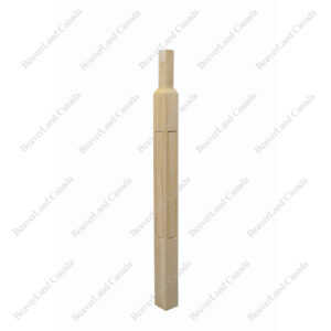 NMST101 1267-Pin-Top Newel Post (Square Head) 2 3/4”*2 3/4”*44” Red Oak