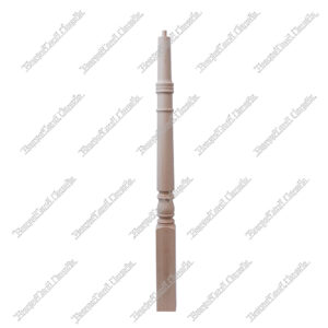 NR201-S1 Pin-Top Newel Post Colonial 2-3/4''*2-3/4''*44'' Maple