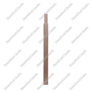 NMST101-1264 Pin-Top Newel Post (Square Head) 2 3/4''*2 3/4''*44'' Red Oak