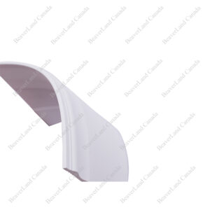 BB501-B5WC Flexible Colonial Baseboard Primed White 5” (Width) * 1/4” (Thick), Available in 8ft