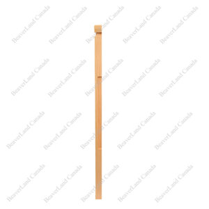 HPM101-1265 Plain 3 1/2”*48” Half Post Red Oak