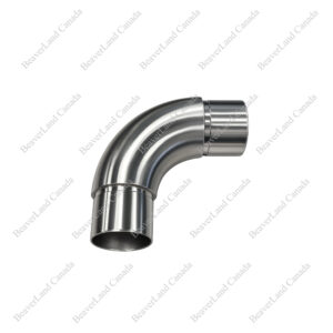 CHF101 Metal Curve Elbow 1-1/2'' Diameter Stainless Steel