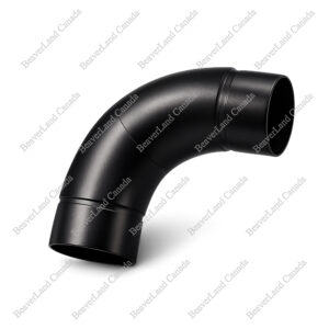 CHF103 Metal Curve Elbow 2'' Diameter Satin Black